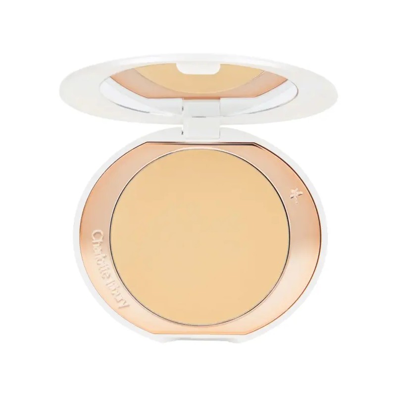 CHARLOTTE TILBURY AIRBRUSH FLAWLESS FINISH BRIGHTENING POWDER-TAN-DEEP .31oz full size