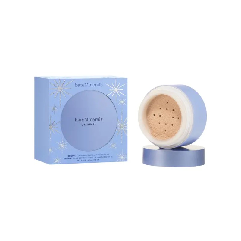 BAREMINERALS ORIGINAL LOOSE MINERAL FOUNDATION SPF 15 DELUXE SIZE “FAIRLY LIGHT” 18g