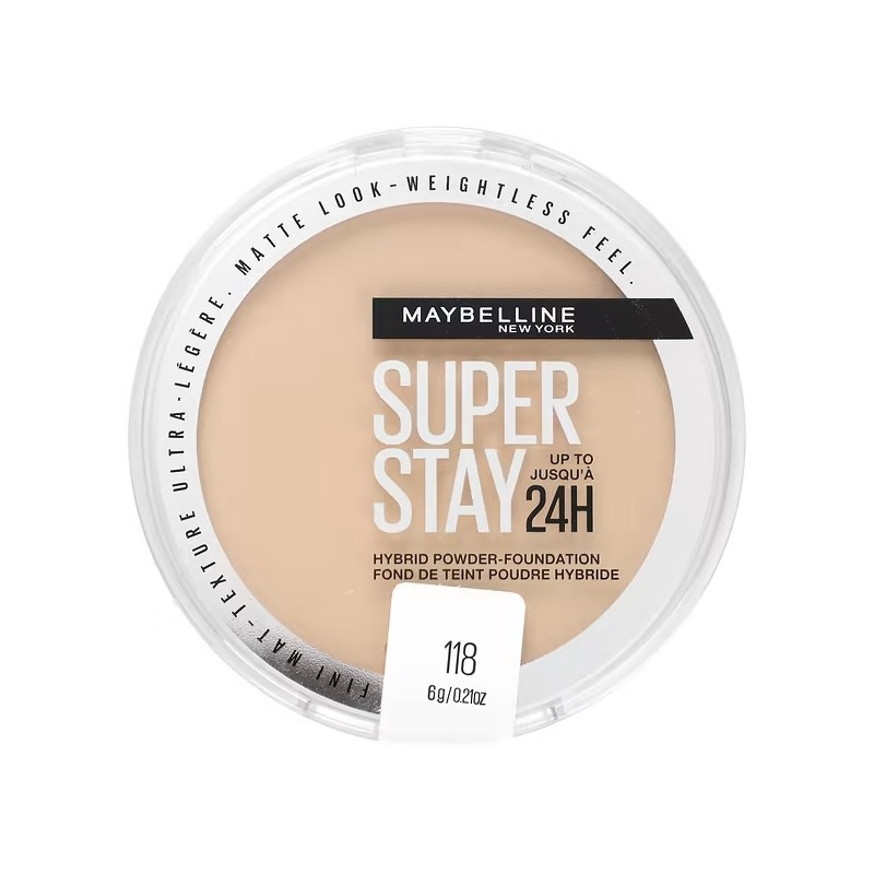 SUPER STAY® UP TO 24HR HYBRID POWDER-FOUNDATION #118 – 8g