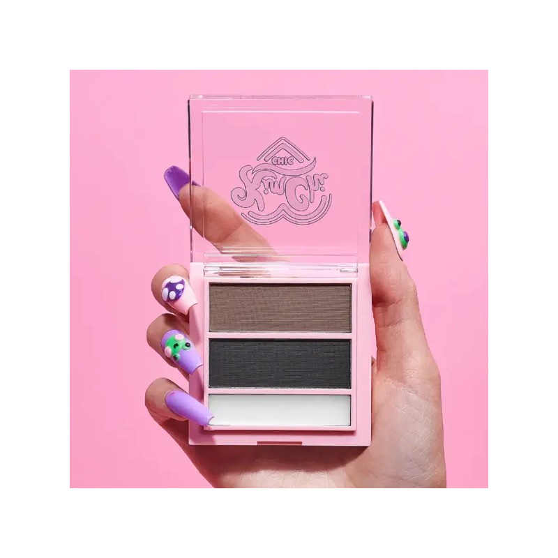 KIMBROWLY EYEBROW POWDER – 04 DEEP TONES E