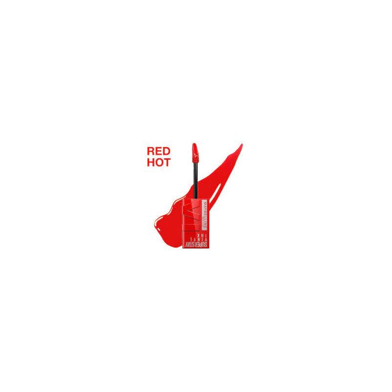 MAYBELLINE SUPERSTAY VINYL INK #25 RED HOT